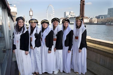 Yazidi choir is made up of 14 girls from refugee camps in northern Iraq. Stephen Lock for the National