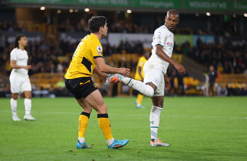 Fernandinho 7 – Played well until substituted in the 76th minute, the old hand using his experience to keep Wolves at bay. His injury could be a concern this weekend. Getty Images