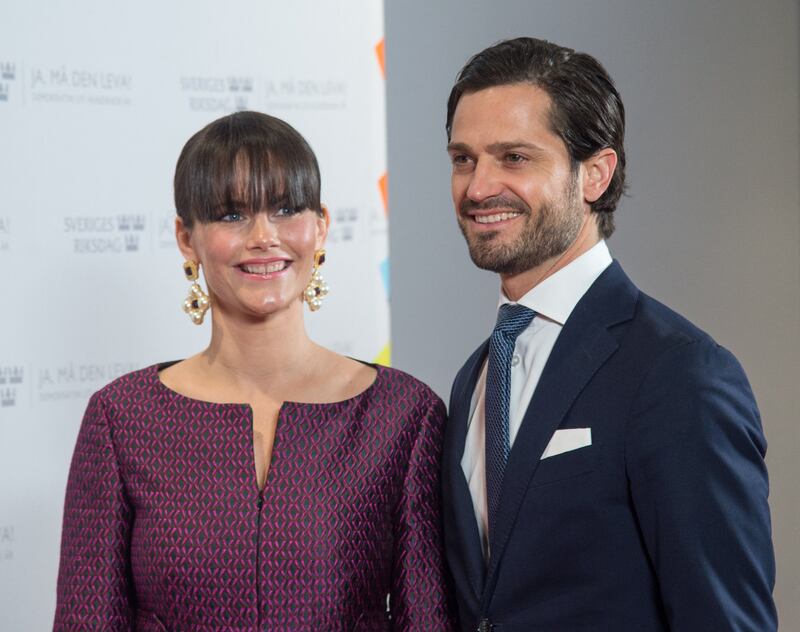 The fringe was the source of debate, as people wondered whether Princess Sofia pulled it off. Photo: Sigge Klemetz / Stella Pictures / ABACAPRESS.COM