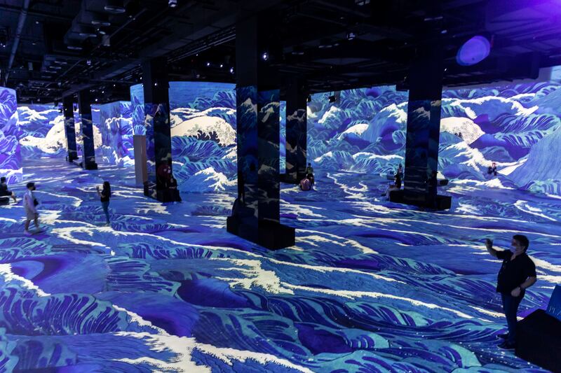 Infinity des Lumieres, one of the largest digital art centres in the GCC, set inside The Dubai Mall, opened to the public on Thursday.