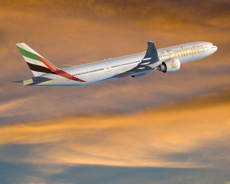 An Emirates Boeing 777-300 ER. The carrier is now the only airline with a fleet consisting entirely of 777s and Airbus A380s. Courtesy / Boeing