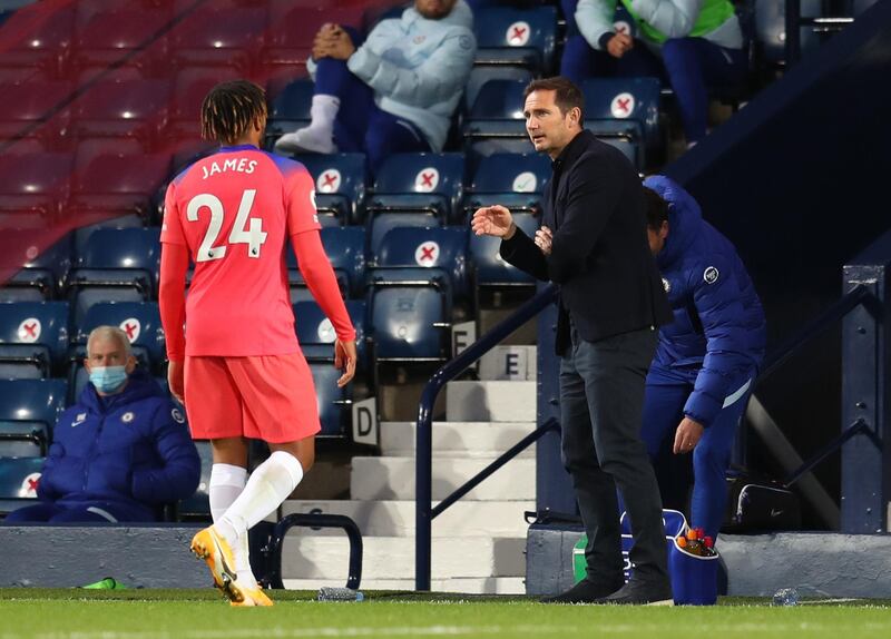 Reece James – 6. Got forward all game and provided crosses aplenty. Caught out defensively at times and was partly at fault for West Brom’s third. Reuters