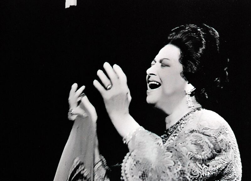 Revered Egyptian singer Umm Kulthum is one of many Arab artists to have recorded a song for Eid. IMA