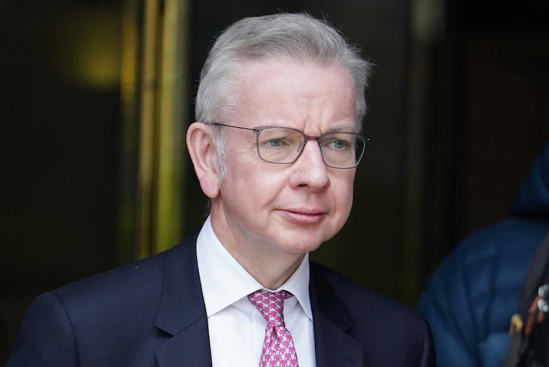 Michael Gove, Levelling-up, Housing and Communities Secretary, and Minister for Intergovernmental Relations. PA