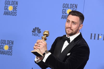 Aaron Taylor-Johnson won Best Supporting Actor in a Motion Picture for Nocturnal Animals in 2017. Getty Images 