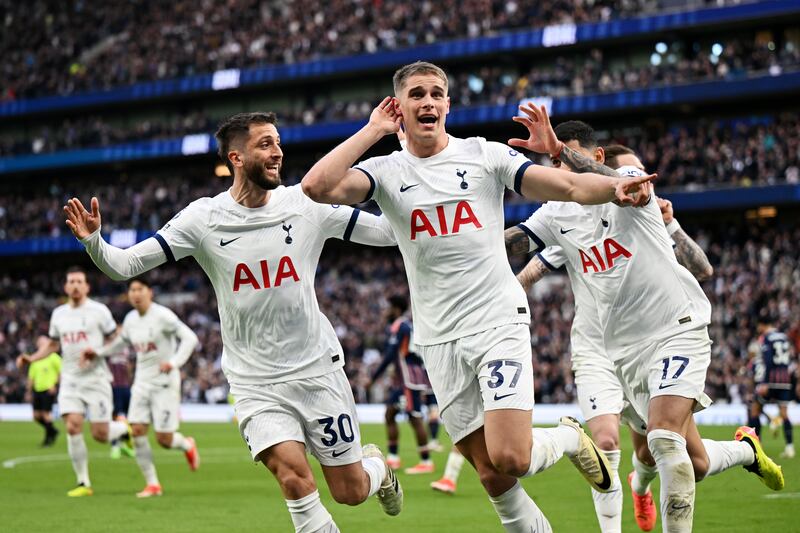 Tottenham face Chelsea on Thursday as they aim to close the gap on fourth-placed Aston Villa in the Premier League table. Getty Images