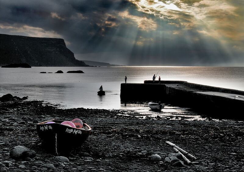 'Evening Cast', taken in Aberdeenshire by Ian Finlayson, is the Coastal Views category highly commended image. PA