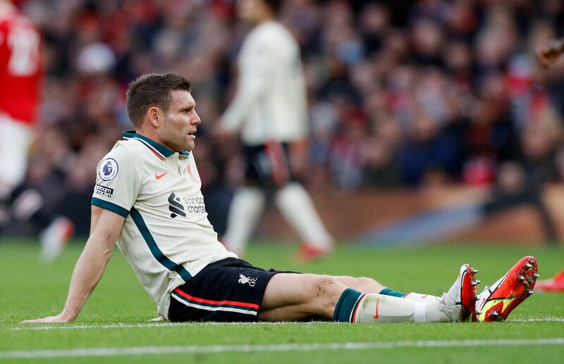 James Milner 7 - The 35-year-old limped off injured after 27 minutes but his workrate and appetite were illustrated when he was queuing at the back post behind Jota for a chance to score the second goal. Reuters