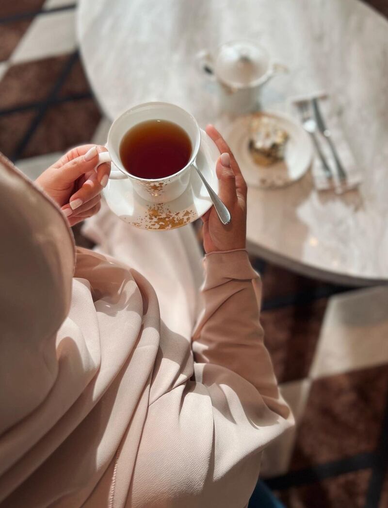 Peacock Alley at Waldorf Astoria Dubai is serving afternoon tea. Photo: Instagram / @peacockalley.difc