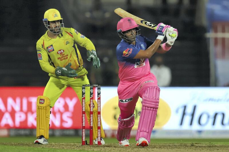 Robin Uthappa of Rajasthan Royals bats during match 4 of season 13 of the Dream 11 Indian Premier League (IPL) between Rajasthan Royals and Chennai Super Kings held at the Sharjah Cricket Stadium, Sharjah in the United Arab Emirates on the 22nd September 2020.
Photo by: Deepak Malik  / Sportzpics for BCCI
