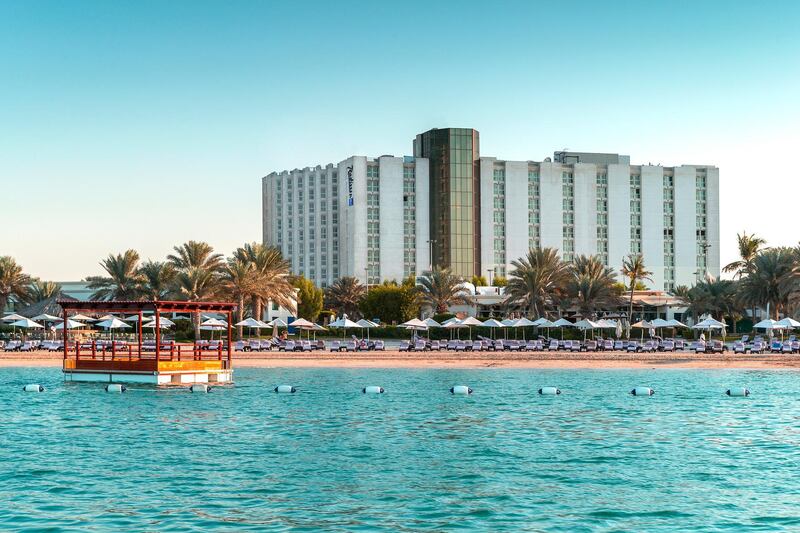 Radisson Blu Hotel and Resort, Abu Dhabi Corniche. Courtesy Abu Dhabi National Hotels