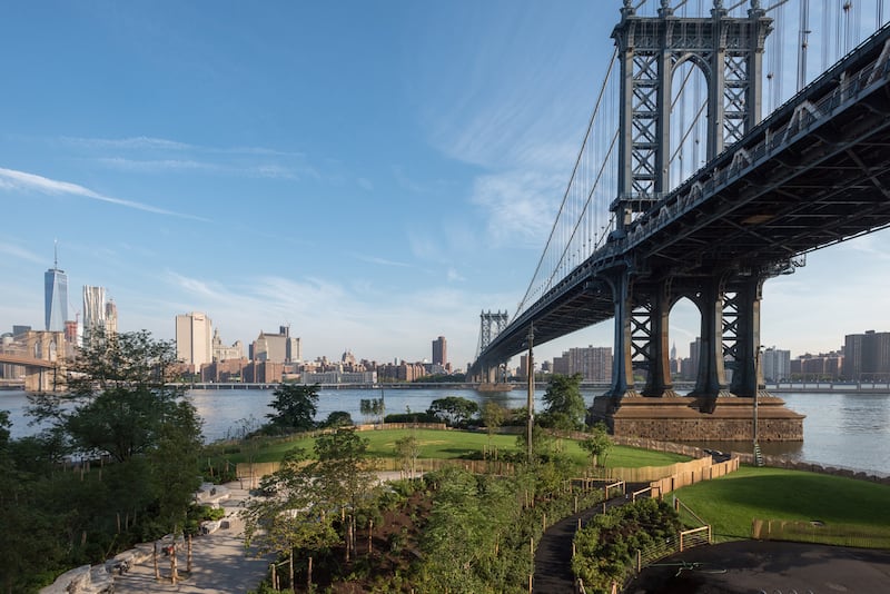 Another landmark New York bridge is the Manhattan Bridge. Photo: Julienne Schaer/NYC & Company
