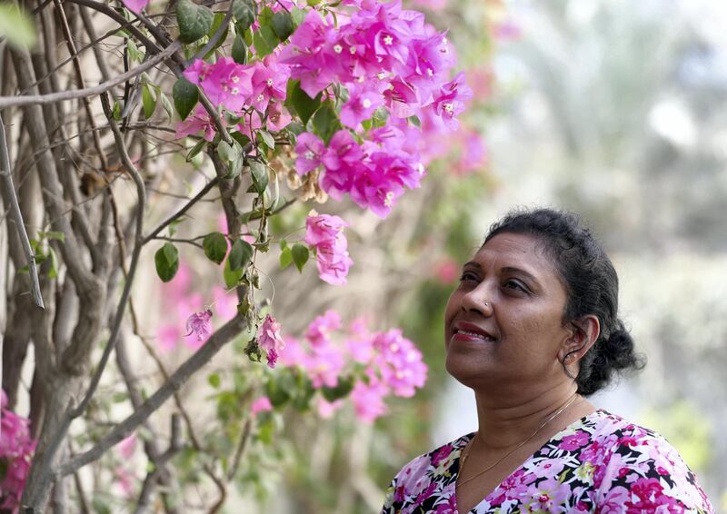 Dubai, United Arab Emirates - September 30, 2018:  Rose Nona a Sri Lankan maid is talking about the impact of cancer on her mental health. Told she had a year to live in 2001, and then diagnosed with cancer for a second time in 2016, she is now in remission. Sunday, September 30th, 2018 in Jumeirah, Dubai. Chris Whiteoak / The National