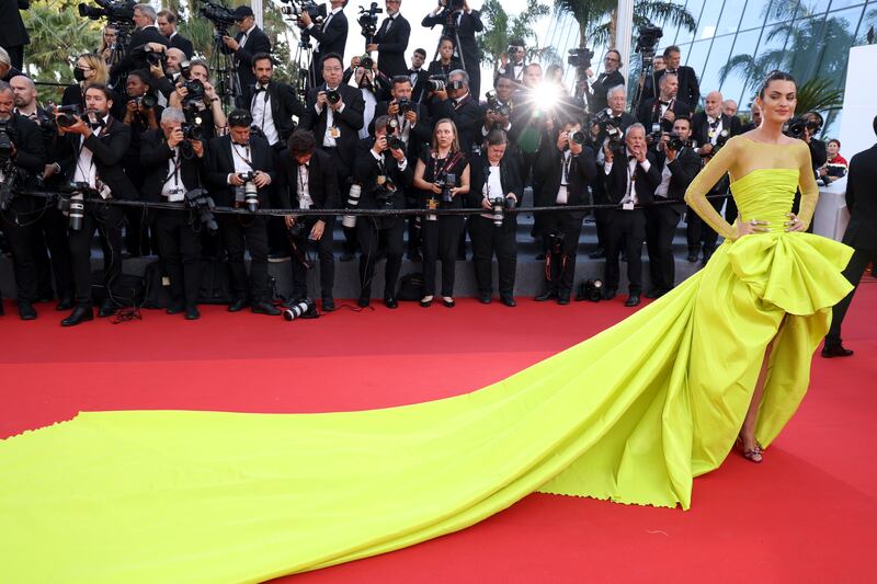 Spanish model and influencer Marta Lozano attends the 'Three Thousand Years of Longing (Trois Mille Ans A T'Attendre)' screening. AP Photo