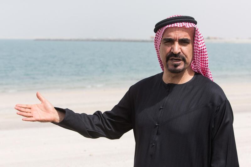Dubai, United Arab Emirates, February 19, 2017:     Ali Rashid Lootah chairperson of Nakheel speaks to journalists while touring their Deira Islands project in Dubai on February 19, 2017. Christopher Pike / The National

Job ID: 99447
Reporter: Michael Fahy
Section: Business
Keywords: *** Local Caption ***  CP0219-Bz-DeiraTour-26.JPG