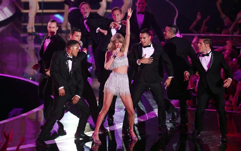 Taylor Swift performs at the MTV Video Music Awards. Matt Sayles / Invision / AP