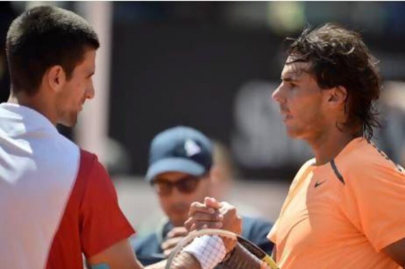 The relationship between Novak Djokovic, left, and Rafael Nadal, right, has allegedly cooled since Djokovic's recent success.