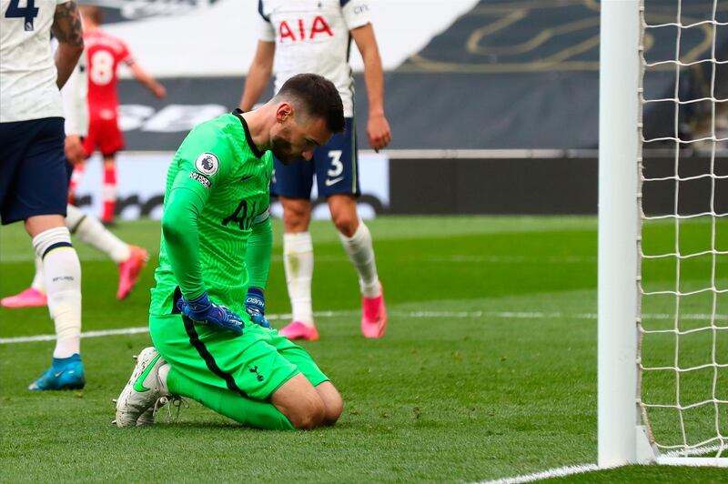 TOTTENHAM RATINGS: Hugo Lloris: 7 – Lloris made sure that Spurs stayed in the game, making a fantastic double save in the second minute before being called into action on several occasions. Was unable to prevent Ings’ well-placed header. EPA
