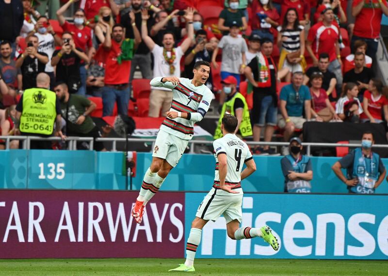 June 15, Group F:  Hungary 0-3 Portugal. Reuters