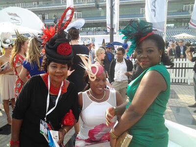 Hats by Itam by King’s Signature at Dubai World Cup