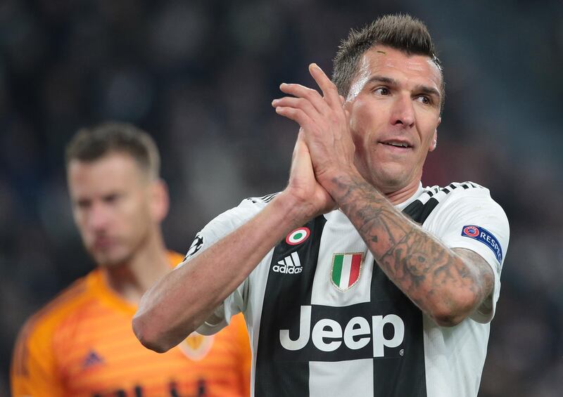 = - Mario Mandzukic, Juventus. Getty Images