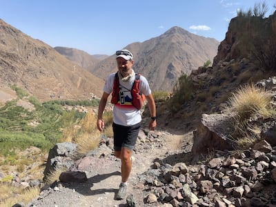Charlie Shepherd, founder of Epic Travel, in the Atlas Mountains before the earthquake. Photo: Epic Travel