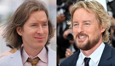 Wes Anderson even wrote a term paper for Owen Wilson. AFP