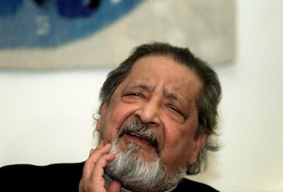 Writer V.S. Naipaul speaks during a press conference upon his arrival at Arlanda Airport, Stockholm, Sweden, December 6, 2001, a few days prior to the Nobel prize award ceremony. Picture taken December 6, 2001. Maja Suslin/TT News Agency/via REUTERS      ATTENTION EDITORS - THIS IMAGE WAS PROVIDED BY A THIRD PARTY. SWEDEN OUT. NO COMMERCIAL OR EDITORIAL SALES IN SWEDEN.