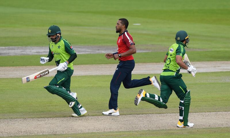 Iftikhar Ahmed – 5, Pakistan lost some impetus with his eight off nine balls in the second game, and he bowled an over too many, too, after initially looking a challenge for Malan and Morgan. Reuters