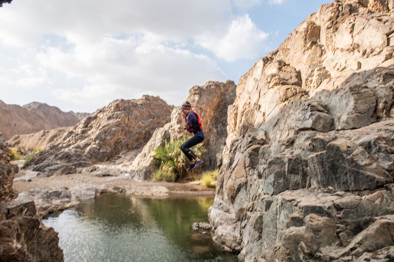 Wadi Showka is incredible for mountain biking and there’s a variety of different ramps and jumps for the daredevils, says Hachicho. Photo: Fadi Hachicho