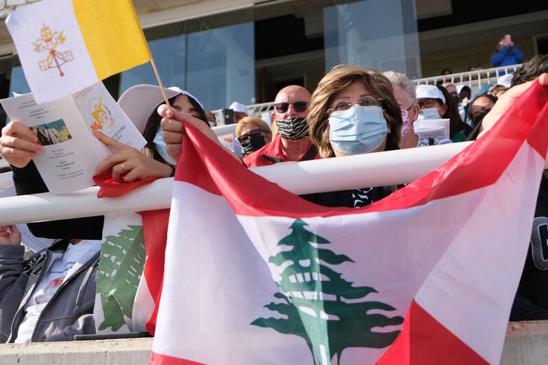 In Beirut, Archbishop Paul Gallagher announced that Pope Francis was planning a trip to Lebanon to meet the Catholic faithful there. Photo: AFP