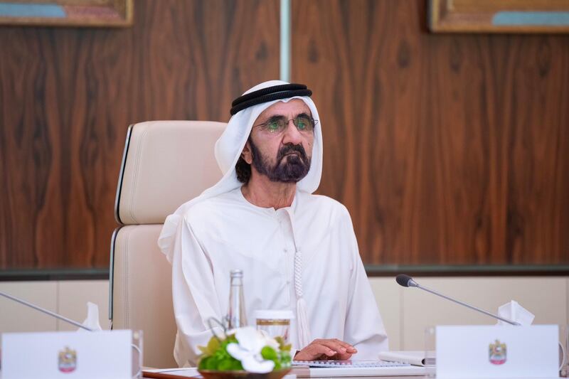 Sheikh Mohammed bin Rashid, Vice President and Ruler of Dubai, on Wednesday chaired a Cabinet meeting at Qasr Al Watan in Abu Dhabi. All images: @HHShkMohd / X