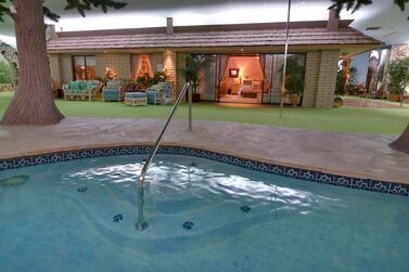 The swimming pool was always part of the 1960s home. Courtesy TopTenRealEstateDeals.com