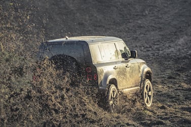 Dirty Defender. All photos courtesy Jaguar Land Rover