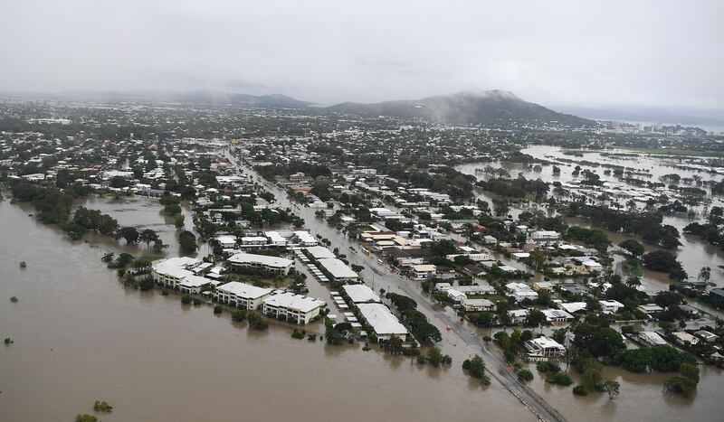 The flooded area of Townsville. Getty Images