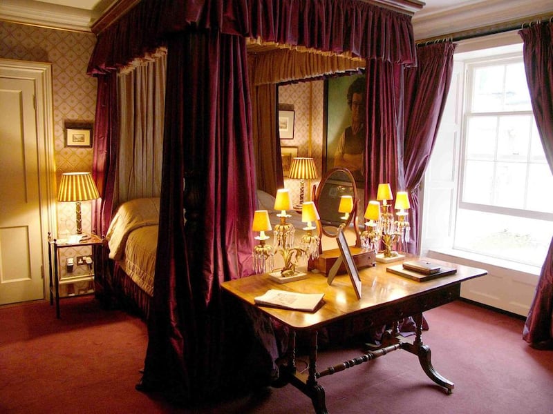 The master bedroom at Luggala Lodge. Courtesy Peter Knaup