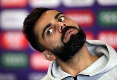 Cricket -  ICC Cricket World Cup - India Press Conference - Emirates Old Trafford, Manchester, Britain - June 15, 2019   India's Virat Kohli during a press conference   Action Images via Reuters/Lee Smith