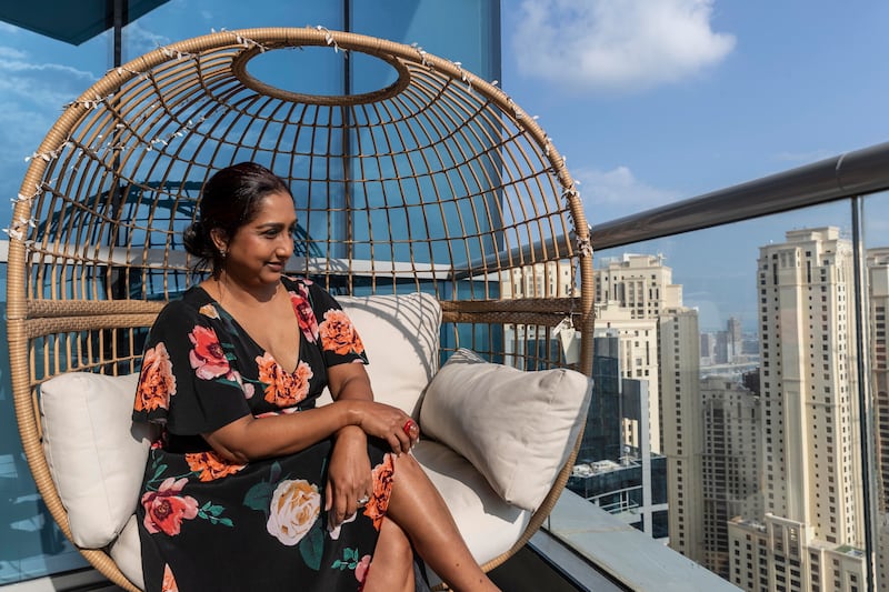 Bjuvestig, who is originally from India and married to a Swede, says the wicker chair on the balcony is her favourite piece