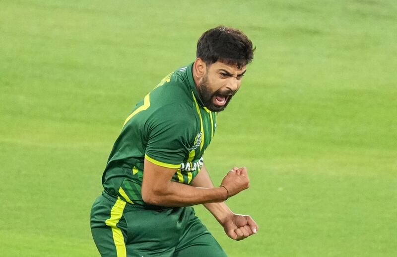 Haris Rauf - 7. Brought Pakistan back into the contest with the wickets of Jos Buttler and Phil Salt. Bowled super fast and threw himself around in the field. Showed good leadership skills. EPA