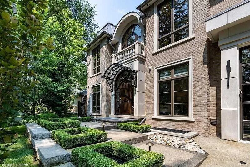This custom-built, custom-designed manor in coveted Mineola in Mississauga, Ontario. Photo: Zillow