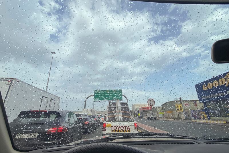 Rain clouds start to form in Dubai on Tuesday morning. All photos: Antonie Robertson / The National