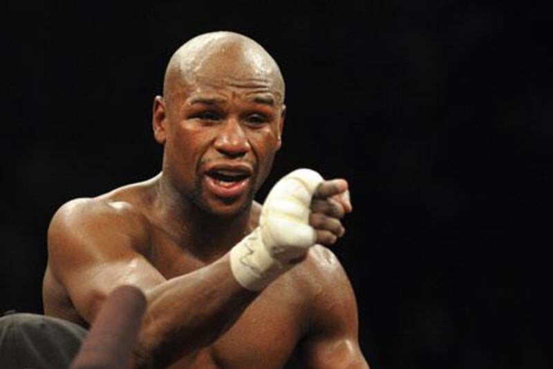 Floyd Mayweather is unbeaten in 44 fights. Frederic J Brown