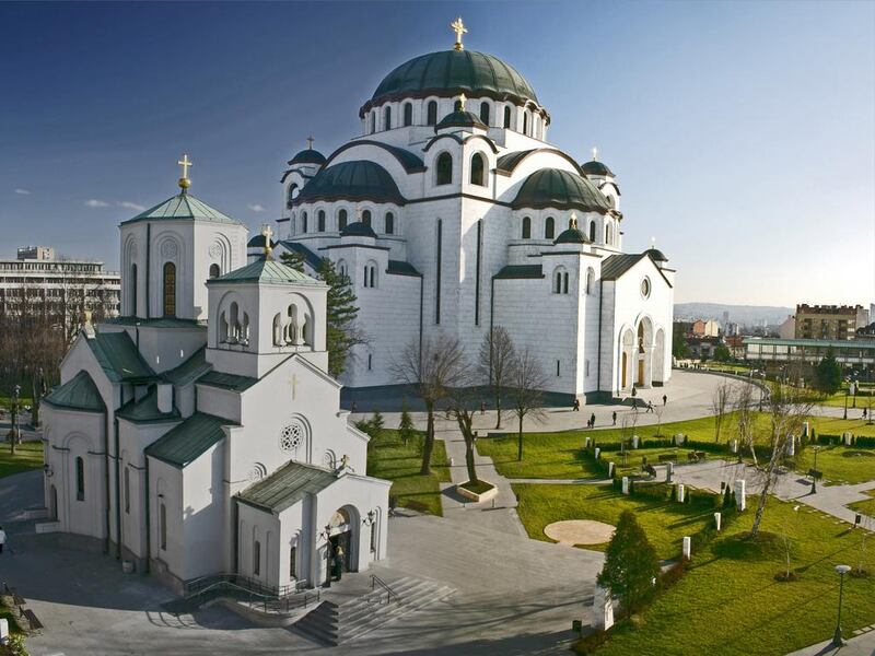 The Temple of St Sava in Belgrade, Serbia. Courtesy of Tourist Organization of Belgrade