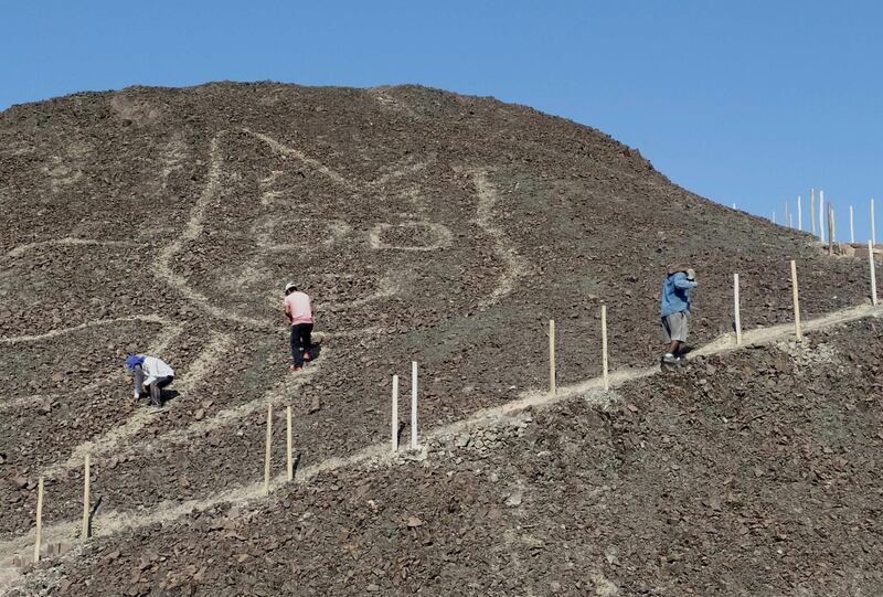 The drawing is estimated to be about 2,000 years old. EPA