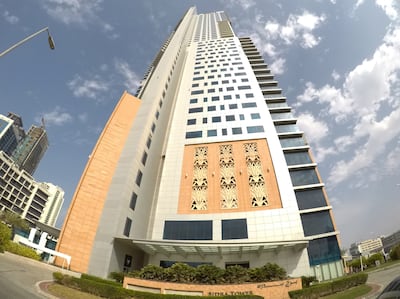 Evernest Holiday Homes had offices on the 17th floor of the Sidra Tower in Al Sufouh, Dubai, above, as well as at the API Trio Office Tower in Barsha. Photo: Pawan Singh / The National