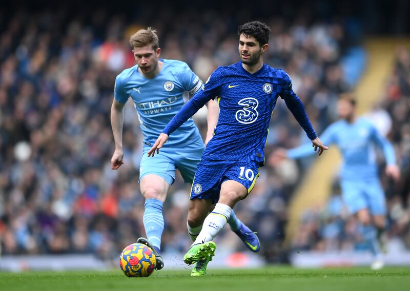 Christian Pulisic – 5. An anonymous display from the American forward as City dominated possession. Swapped with just over 20 minutes to play. Getty Images