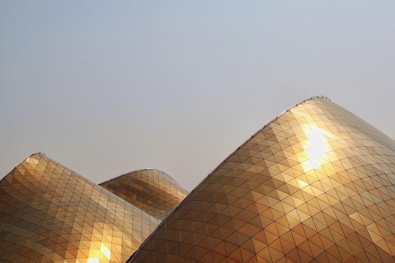 BEIJING - MAY 02:  The United Arab Emirates Pavilion is shown on the second day of the Shanghai World Expo on May 2, 2010 in Shanghai, China. The expo, which runs through October 31, is expected to draw 70 million visitors.   (Photo by Feng Li/Getty Images)