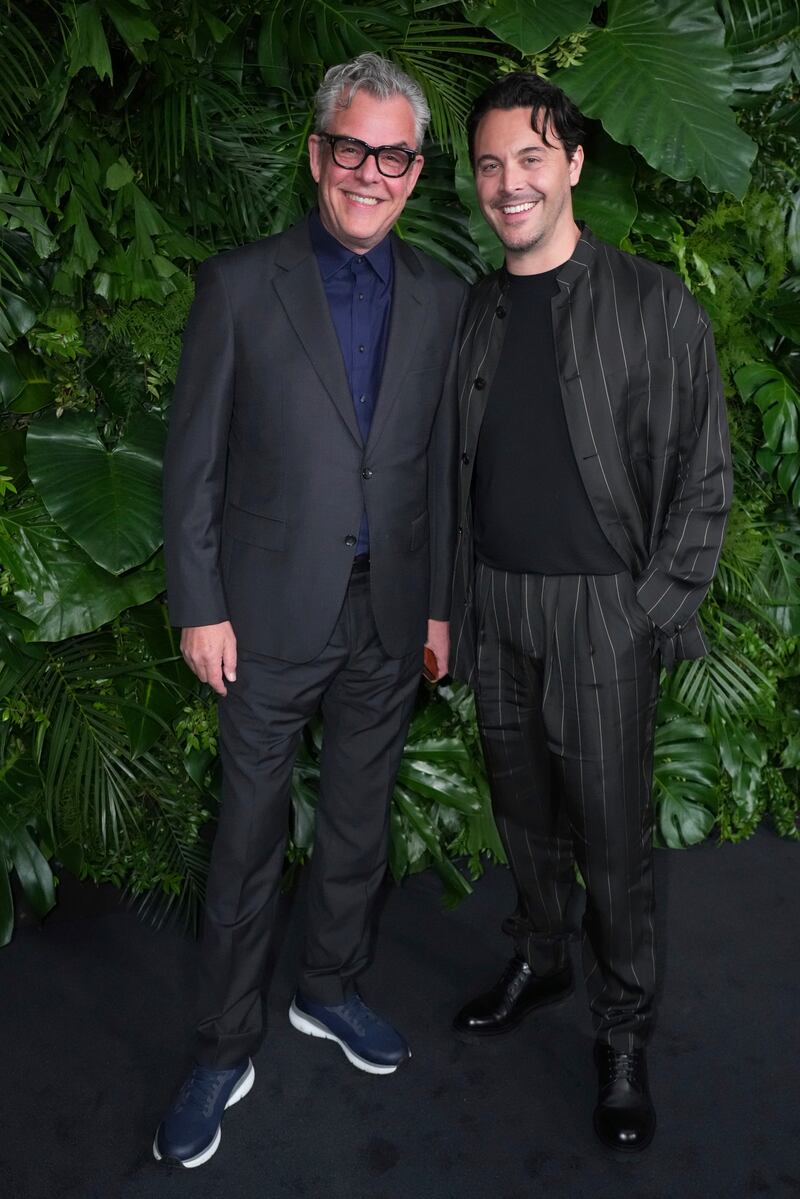 Danny Huston and Jack Huston at the annual event, which Charles Finch started when his friends had nowhere to go before the Academy Awards ceremony
