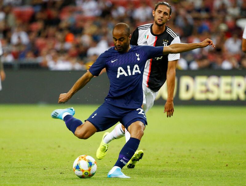 Lucas Moura scored Tottenham's second goal. Reuters