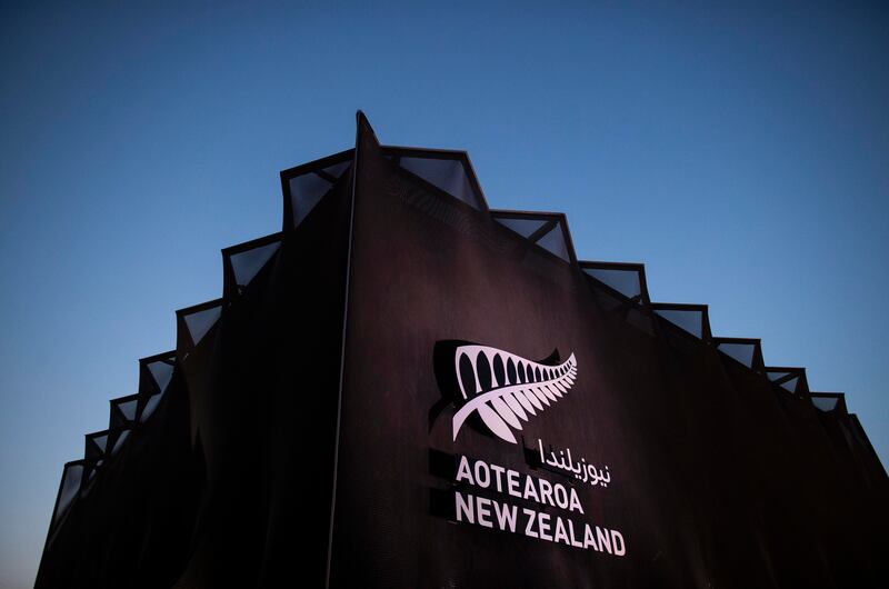 Dawn Ceremony at the New Zealand Pavilion, Expo 2020 Dubai. Mahmoud Khaled/Expo 2020 Dubai